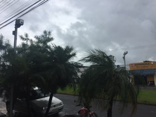 Foto do radar em operação